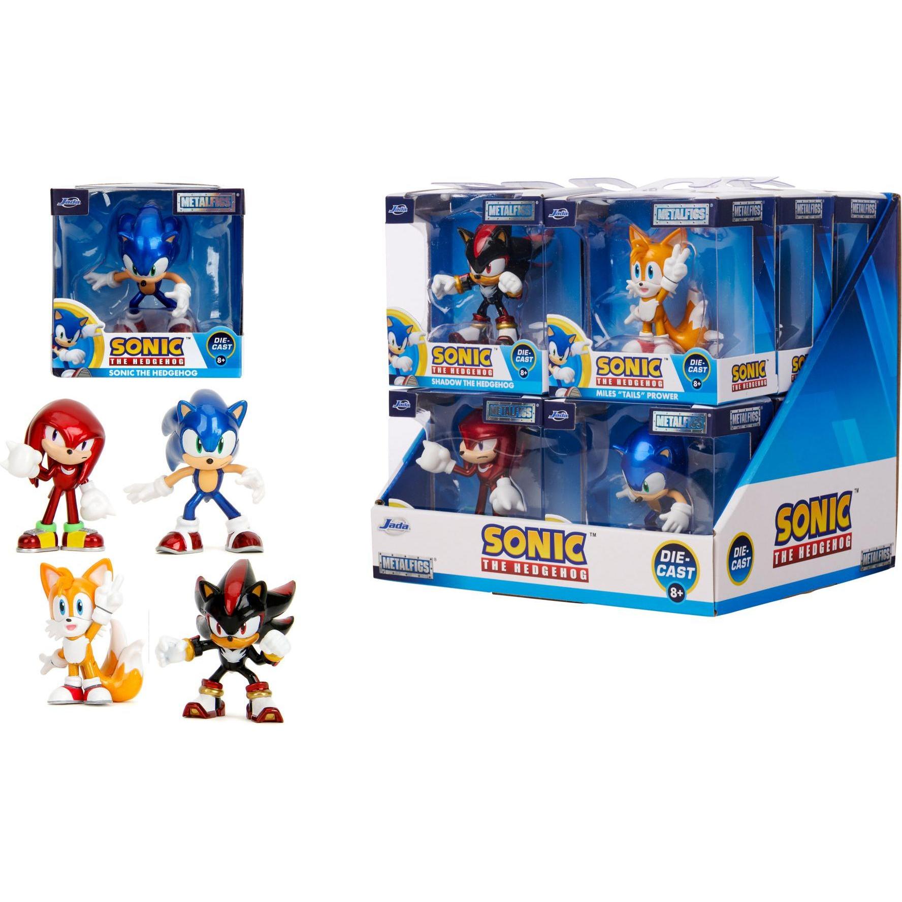 Jada Multicolore Figure Di Sonic The Hedgehog Da 2,5", Onda 1