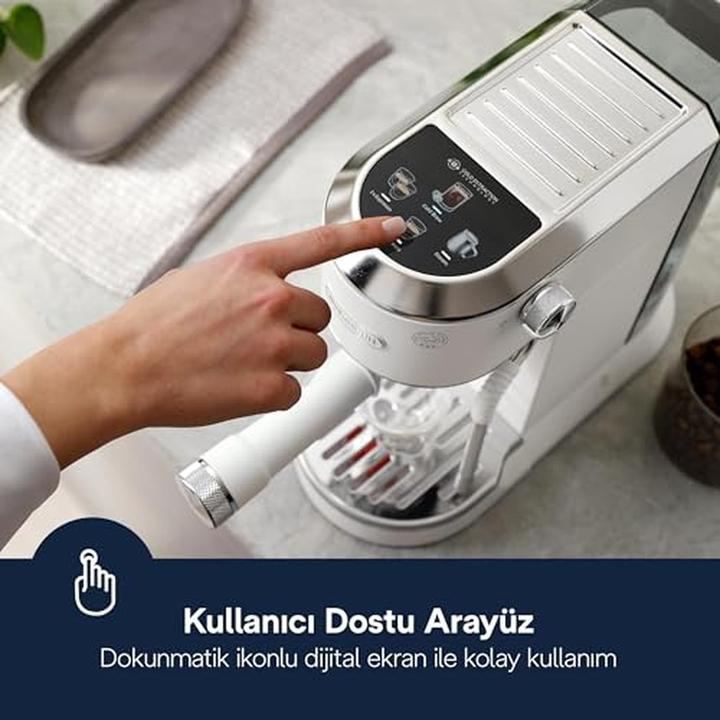 Actual product image De'Longhi DeLonghi Dedica Duo EC890.WI Siebträger Espressomaschine 0132106346