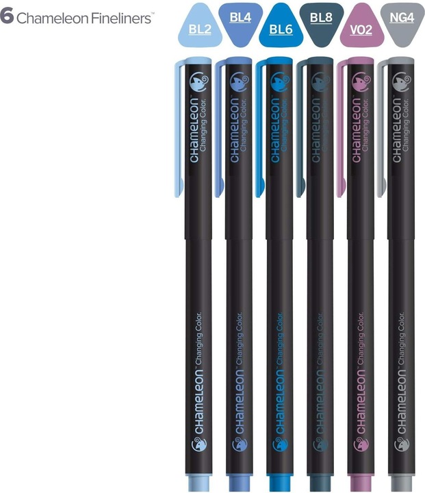 Produktbild Chameleon Fineliner Set (Royal Blue, 6 x)