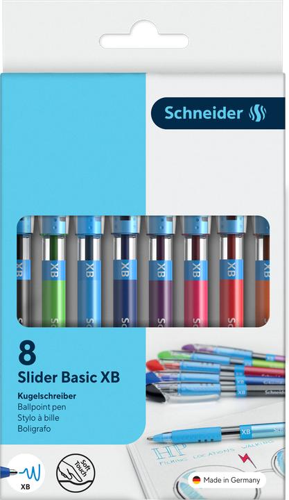 Image du produit Schneider Ensembles de stylos à bille slider XB (triés par couleur, 8 x)