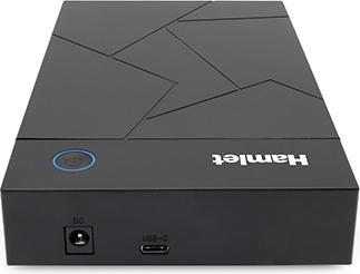 Immagine prodotto Hamlet HXD3U6G-AC BOX HDD 3.5" SATA 6Gbps USB-C + USB-A con alimentatore (HXD3U6G-AC) (3.5")