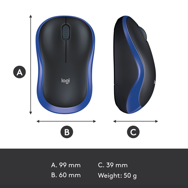 Actual product image Logitech M185 (Wireless)