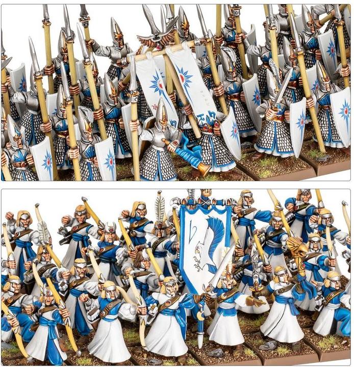 Produktbild Games Workshop Warhammer ToW - Royaumes des Hauts Elfes : Bataillon (Kunststoff)