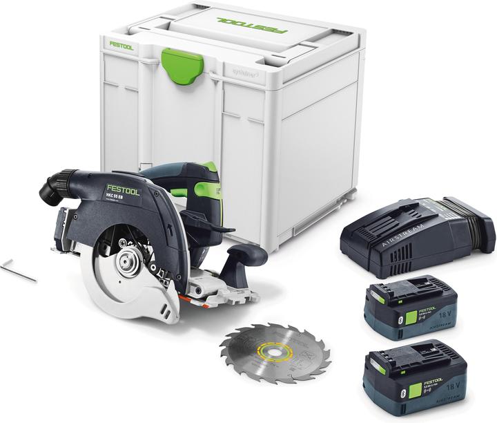 Festool Accu-cirkelzaag HKC 55 5.0 EBI-Plus-SCA
