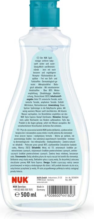 Productafbeelding NUK Spoelreiniger (Vloeistof)