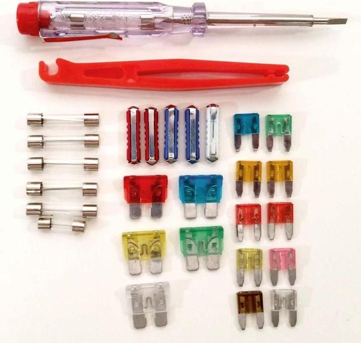 Actual product image Dunlop Universal fuse set 28 pcs. (30 A)
