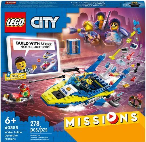 Immagine prodotto LEGO Missioni investigative della polizia acquatica (60355, LEGO City)