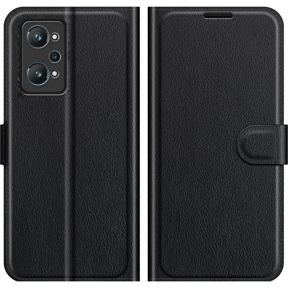 Thumbnail - Screenguard Realme GT Neo 3T Leather Guard Lederhülle (Realme GT Neo 3T), Smartphone Hülle, Schwarz