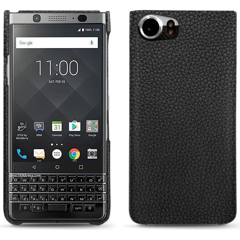 Thumbnail - Noreve Lederschutzhülle (Blackberry KEYone), Smartphone Hülle, Schwarz