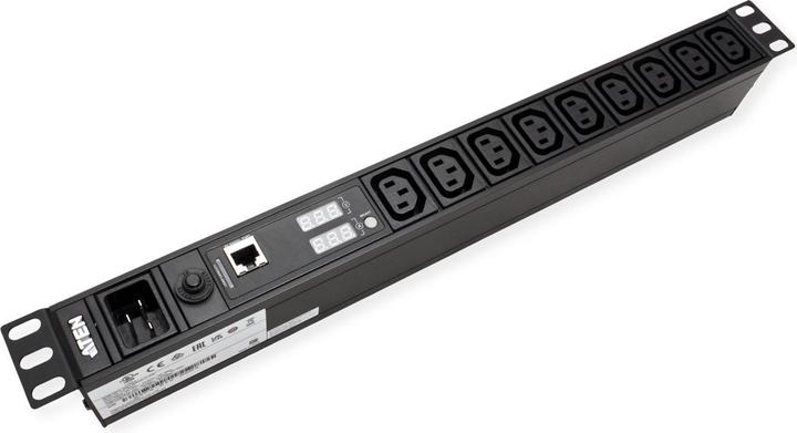 Actual product image Aten PE1209G 1U Basic PDU with measuring function