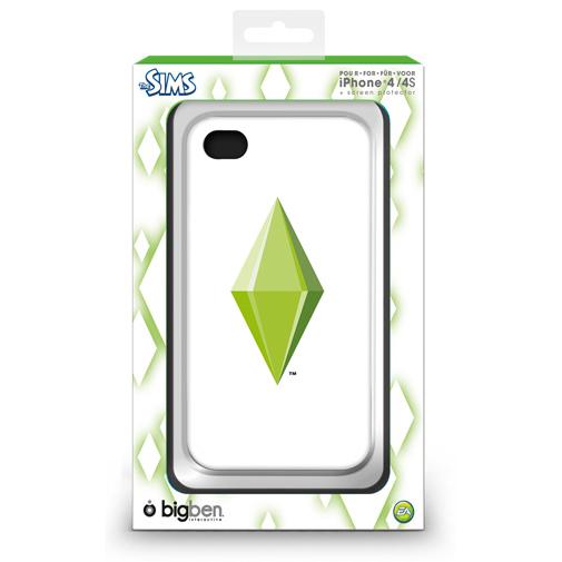 Bigben The Sims (Apple iPhone 4), Cover smartphone, Verde