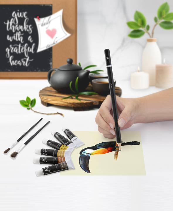 Actual product image Grafix Watercolour paint with accessories, 16 pcs.
