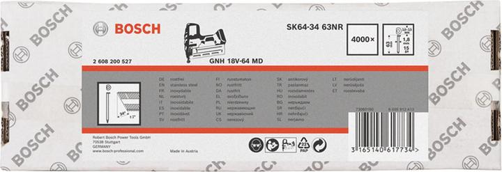Produktbild Bosch Professional Zubehör Senkkopf-Stift 64-34 63 NR 63