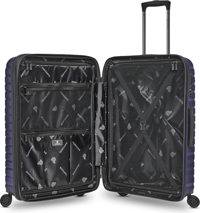 Produktbild Pactastic Collection 04 THE THREE SET + 4 Rollen Kofferset 3-teilig mit Dehnfalte (216 l)
