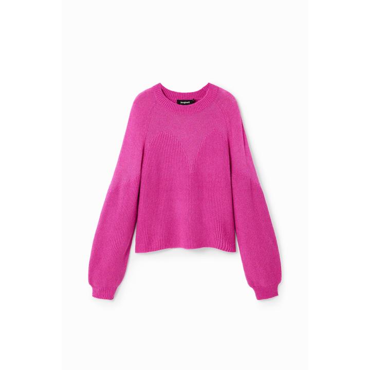 Image du produit Desigual Pull uni transparences femme (L)
