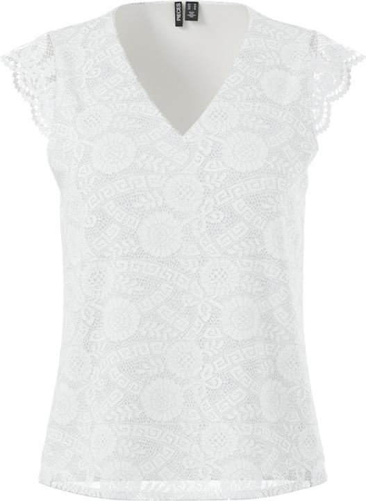 Produktbild Pieces Pcolline Sl Lace V-Neck Top Wvn Noos (XL)