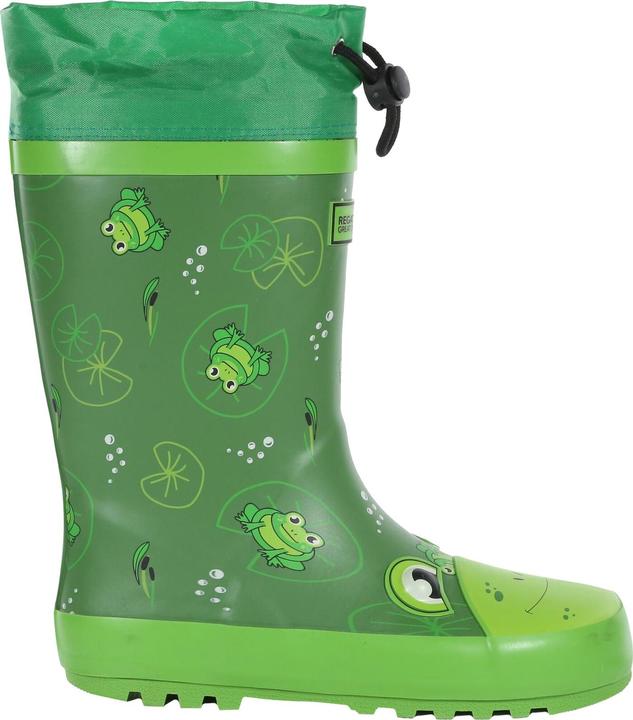 Actual product image Regatta Wellingtons Mudplay Jnr Frog (29)