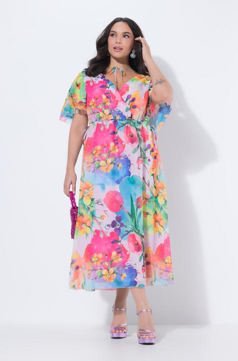 Produktbild Ulla Popken Maxi-Chiffonkleid (58)