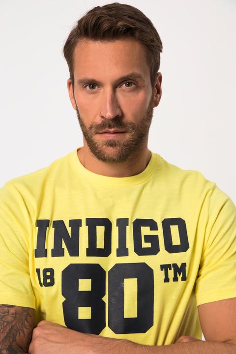 Actual product image JP1880 T-shirt, short sleeve, chest print, round neck, up to 8 XL (4XL)