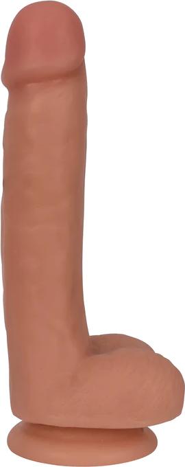 Actual product image XR Fine dildo with thin meat testicles 17'80 cm