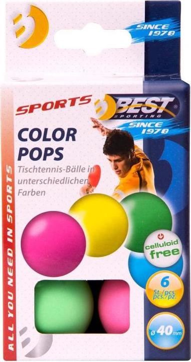 Produktbild Best Sporting Tisch Tennis-Bälle Colour Pops (6 Stk.)