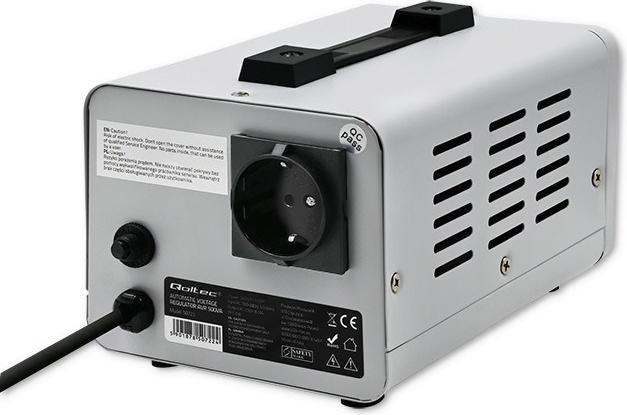 Actual product image Qoltec 50723 Automatyczny stabilizator napięcia AVR 1000VA (800 W)