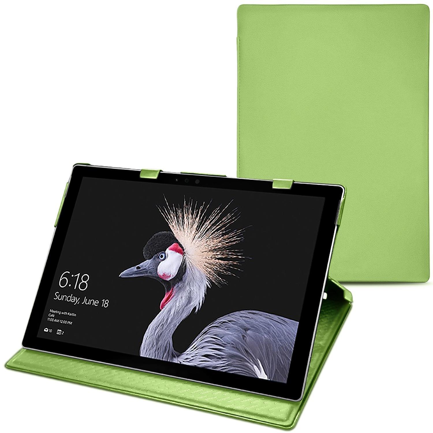 Noreve Lederschutzhülle (12.30", Microsoft), Notebooktasche, Grün