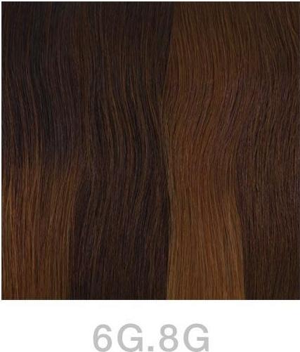 Productafbeelding Balmain Hair Double Hair Extensions Human Hair (6G.8G Donkergoud, 55 cm)
