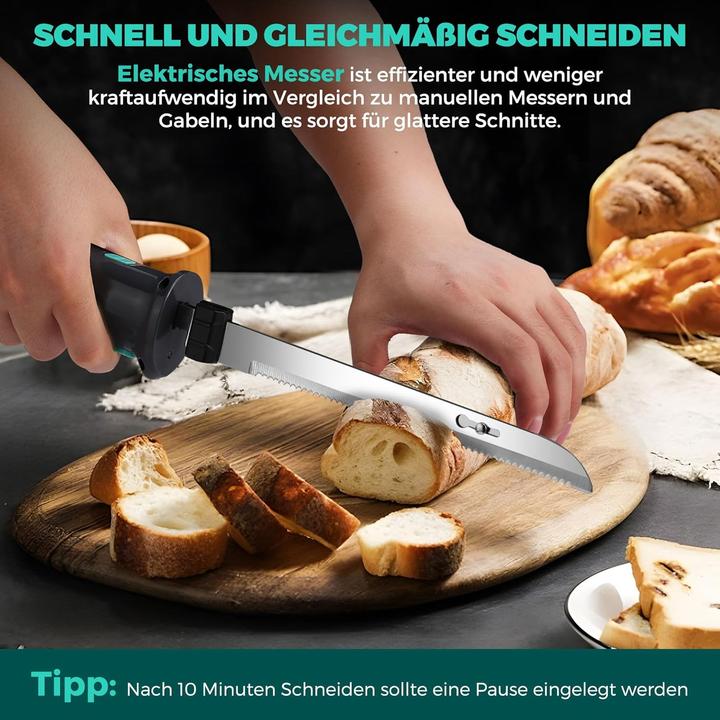 Produktbild Haushof Kabelloses Elektromesser mit Edelstahlklingen