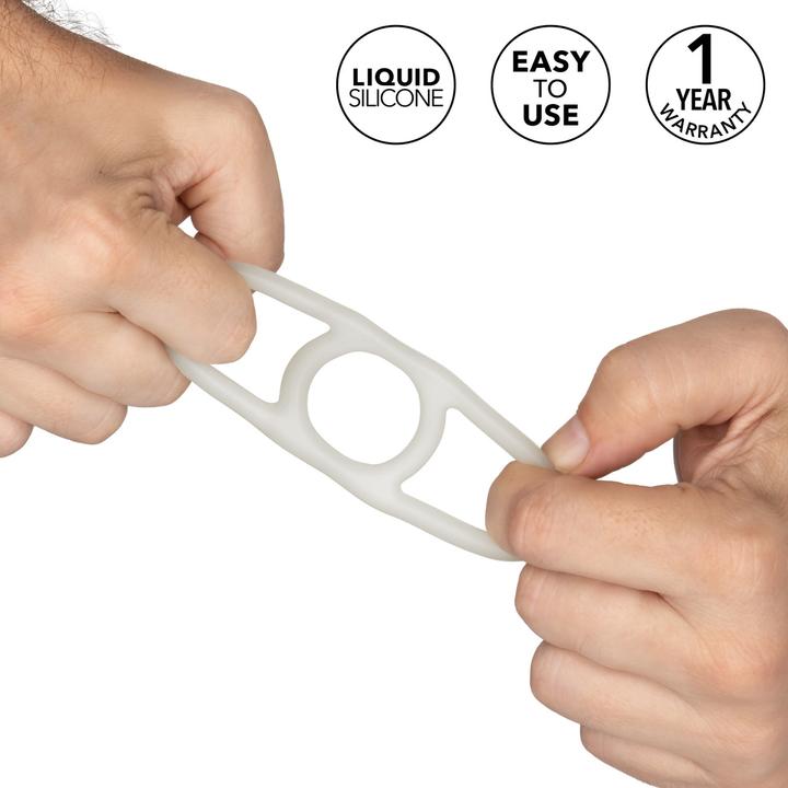 Immagine prodotto CalExotics Alpha™ Liquid Silicone Commander Ring - Natural (3.18 cm)