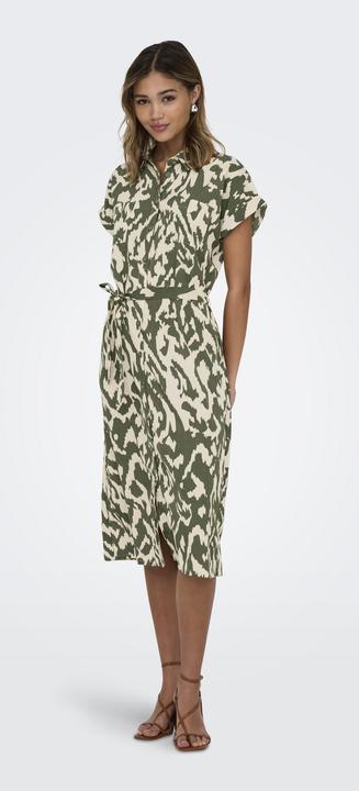 Produktbild Only Bindegürtel Blusenkleid Hemdblusenkleid (40)