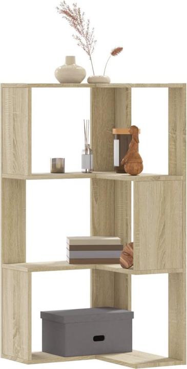 Image du produit vidaXL Bibliothèque d'angle 3 étagères (50 x 50 x 102 cm)