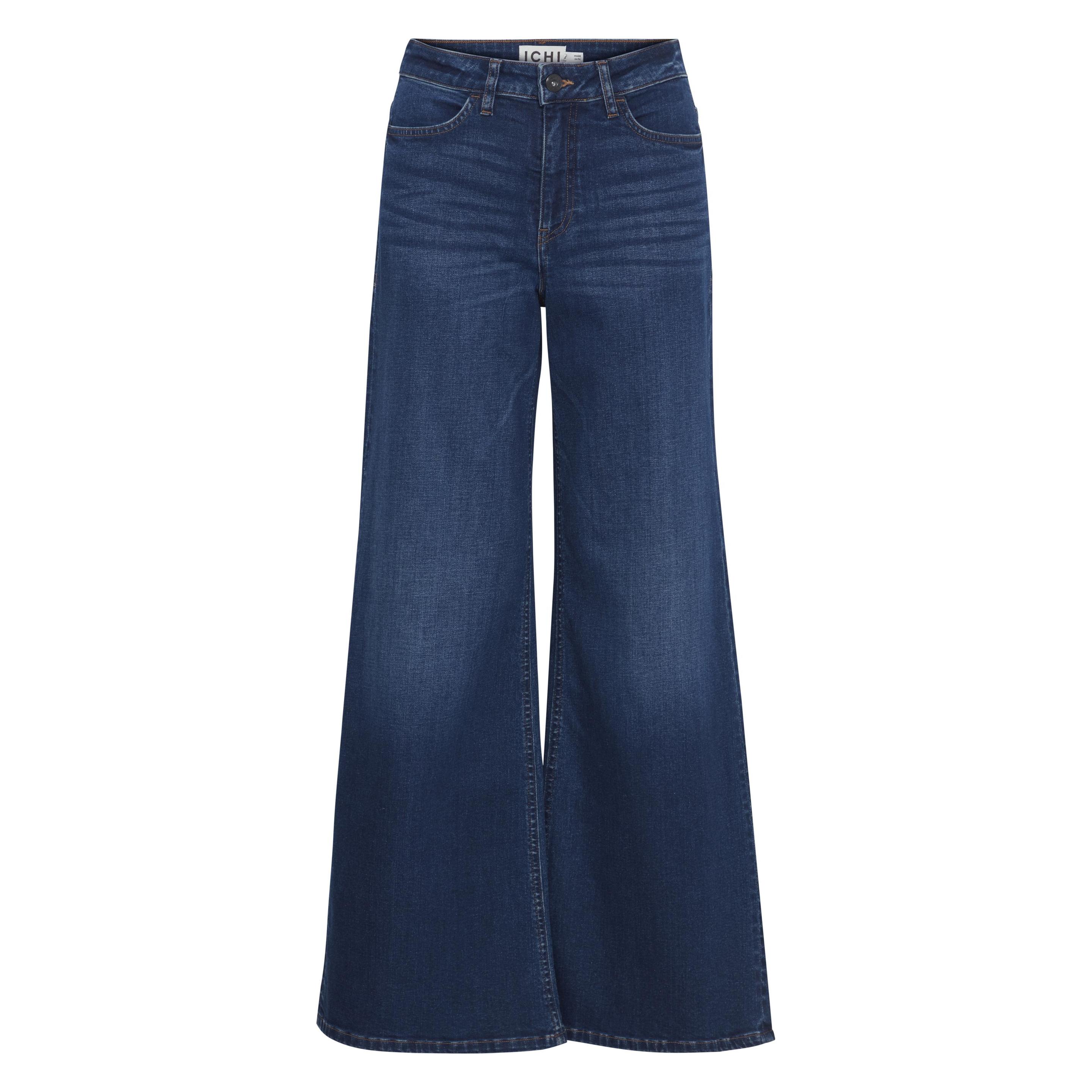 Ichi, Damen, Jeans, Twiggy, Blau, (28)
