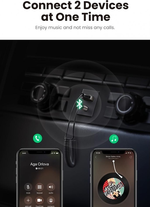 Actual product image Ugreen USB A - 3.5mm jack (Receiver)