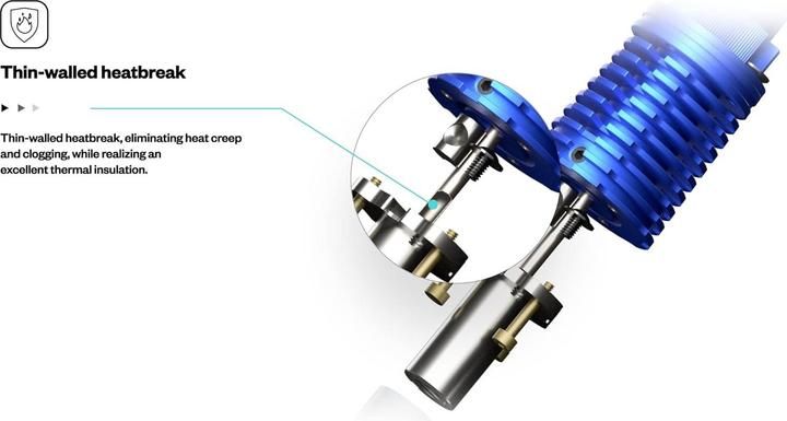 Actual product image Phaetus Rapido Hot-End Ultra High Flow - Black