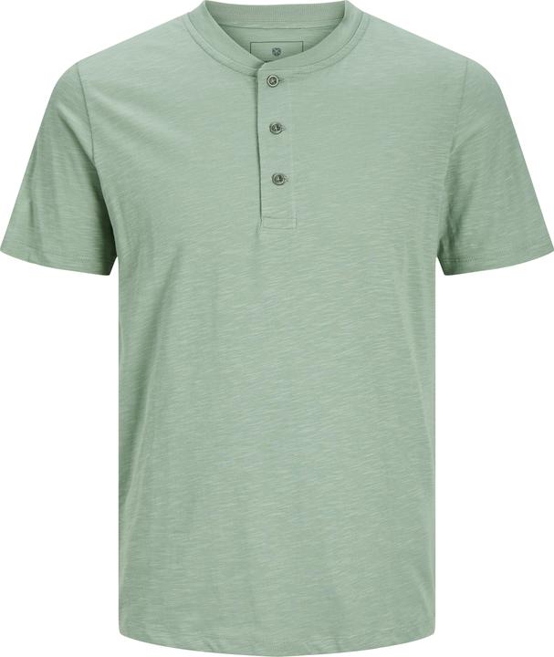 Immagine prodotto Jack & Jones T-shirt monocolore con colletto da nonno (M)