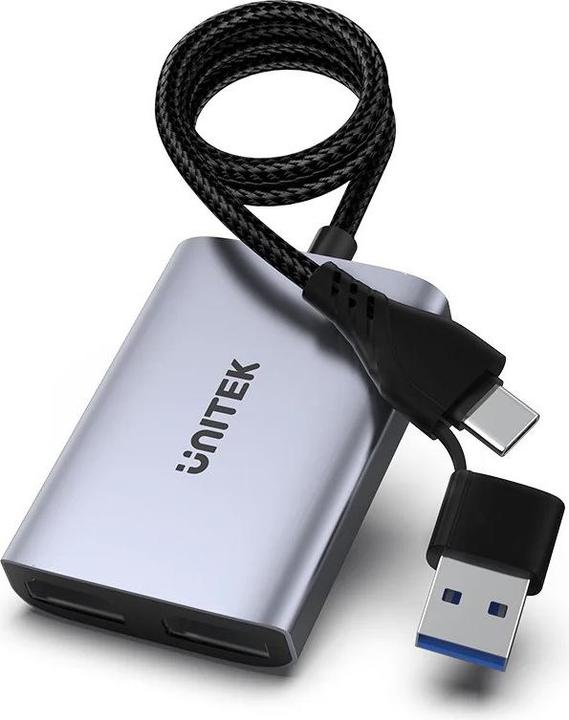 Produktbild Unitek USB-A/USB-C | 2x HDMI Adapter - V1427A01 (HDMI, 4.30 cm)