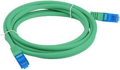 Produktbild Lanberg Patchcord Kat.6a S/Ftp Lszh Cca 1m Zielony Fluke Passed (S/FTP, CAT6a, 1 m)