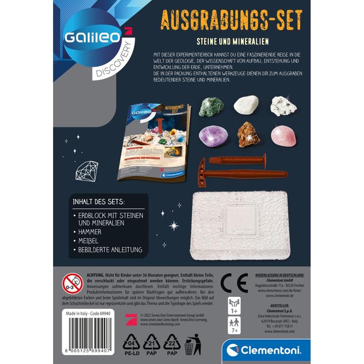 Image du produit Clementoni Ensemble de fouilles