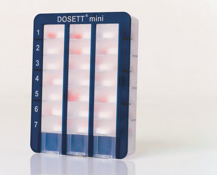 Actual product image Dosett Mini dosing box