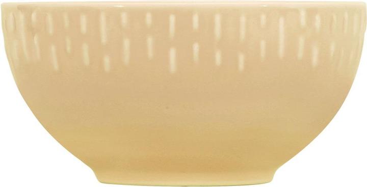Aida Life in Colour - Confetti - Mustard bowl w/relief porcelain (13387) (1 x)