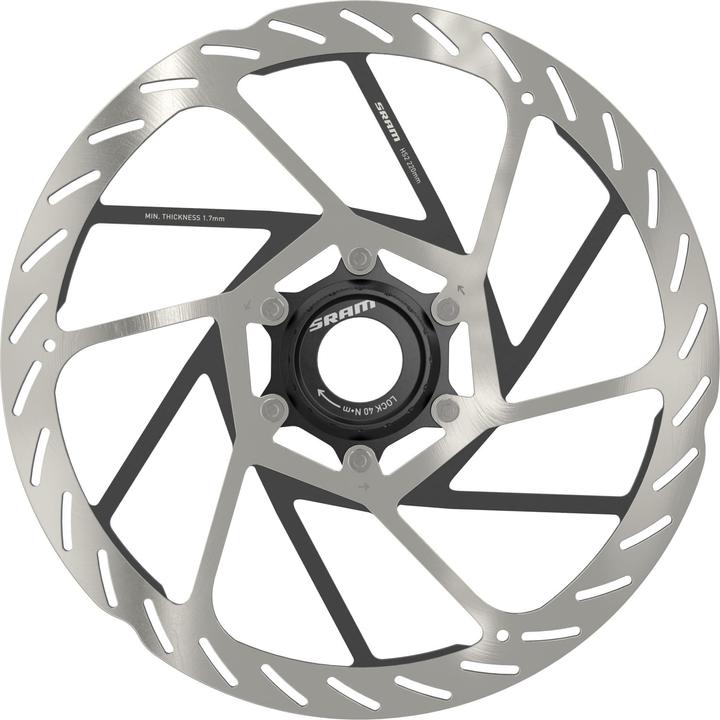 Actual product image Sram Rotor HS2 Rounded CenterLock 160mm (160 mm)