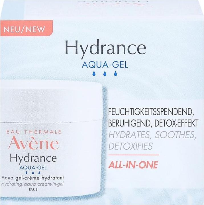 Actual product image Avène Hydrance Moisturising Aqua Gel Cream (50 ml, Face gel)