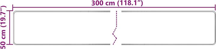 Produktbild vidaXL Läufer Teppich (300 x 50 cm)