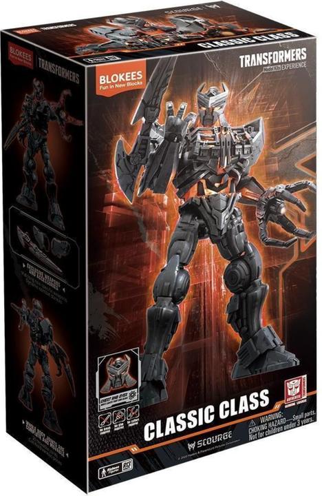 Actual product image Blokees Transformers Plastic Model Classic Class 03 Scourge 25 cm