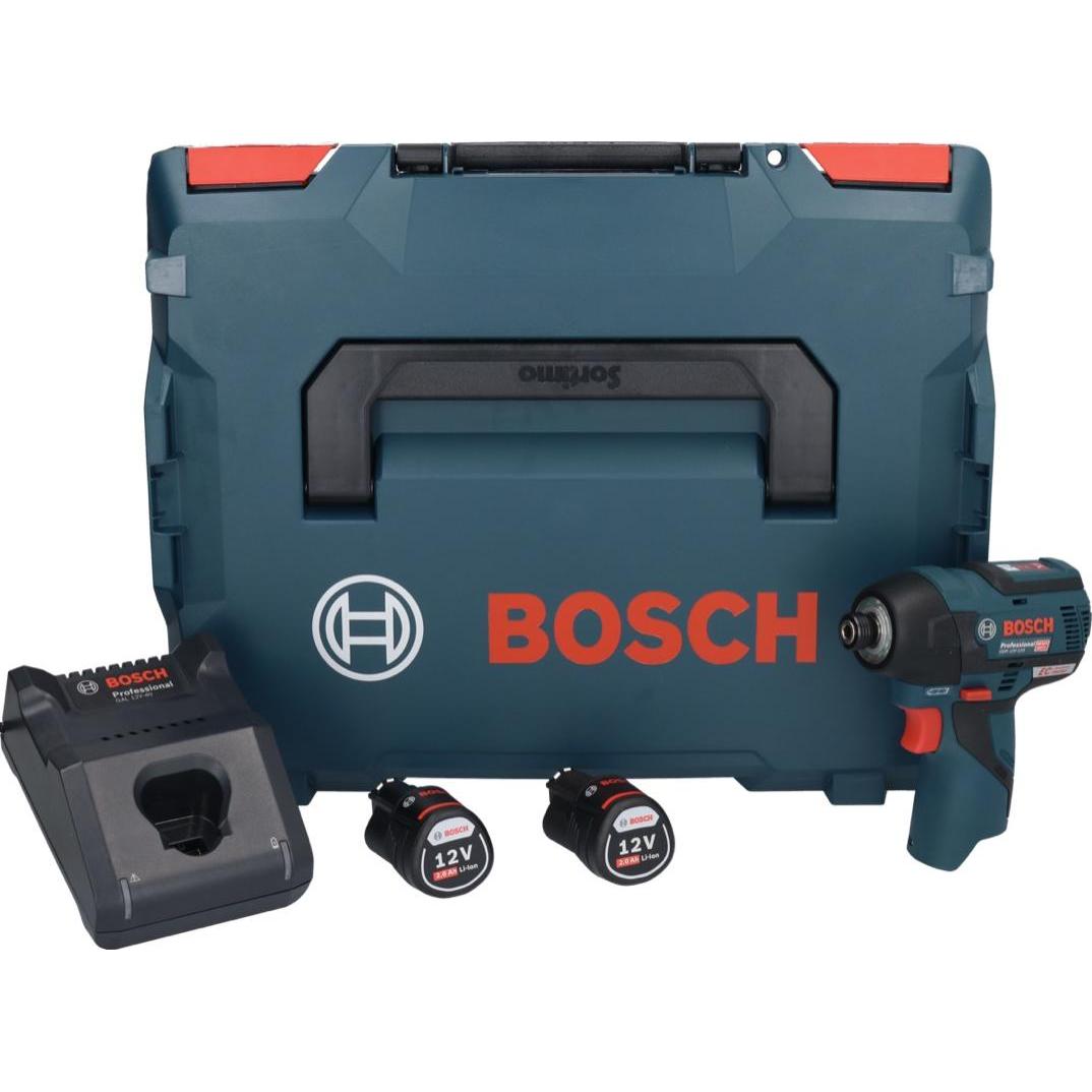Thumbnail - Bosch Professional, Bohrmaschine + Akkuschrauber, Bosch GDR 12V-110 Professional Akku Drehschlagschrauber 12 V 110 Nm 1/...
