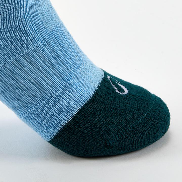 Produktbild Decathlon Kids' High Sports Socks RS 500 Tri-Pack - White/Blue (31 - 34)