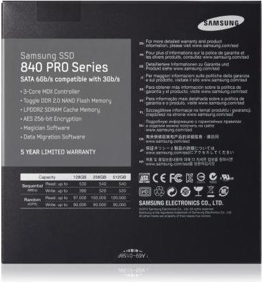 Immagine prodotto Samsung 840 Pro Basic (512 GB, 2.5")
