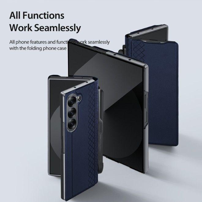 Produktbild Dux Ducis Bril Series Leder Hülle (Samsung Galaxy Z Fold6)