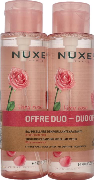 Actual product image Nuxe Very Rose Soothing Cleansing Micellar Water Duo Offer (Micelle water, 800 ml)